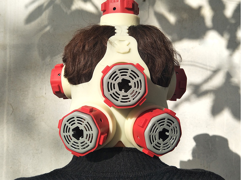 艾灸盒灸器头部灸