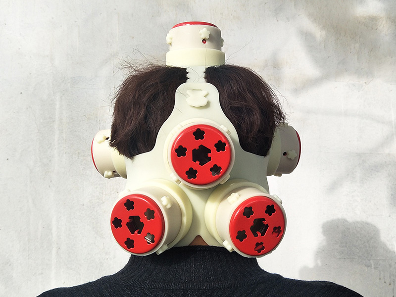 梅花灸器艾灸鼎头部灸